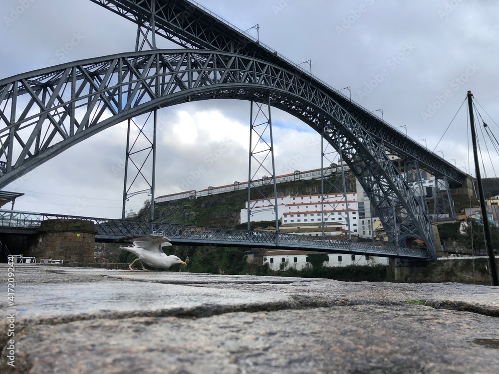 Obraz premium Puente Don Luis I, Porto, Portugal