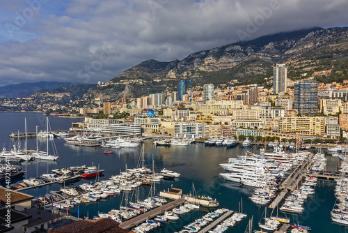 Yacht marina in Monaco sea port, Monaco and Monte Carlo principality. © Travel Faery