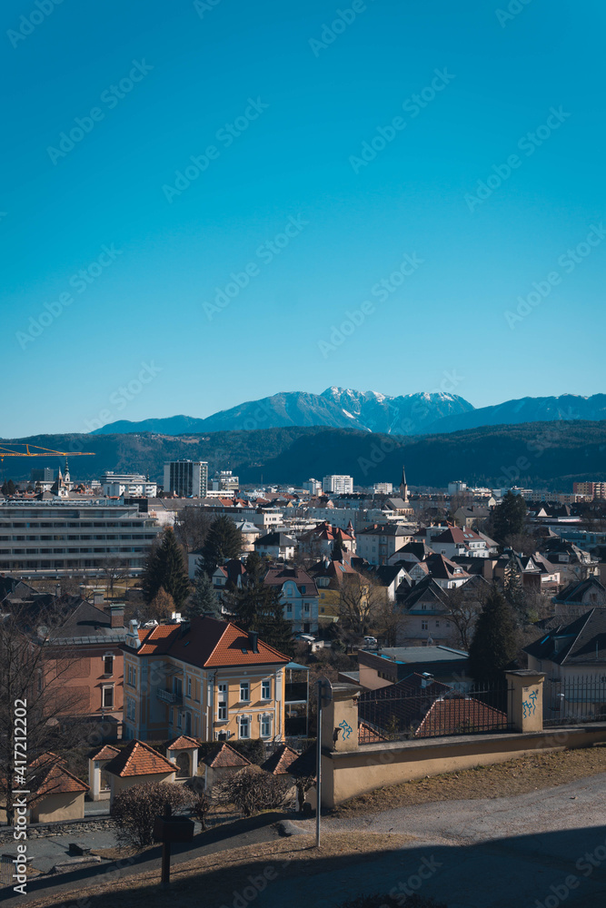 Klagenfurt and Alps