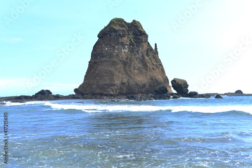 rocks in the sea