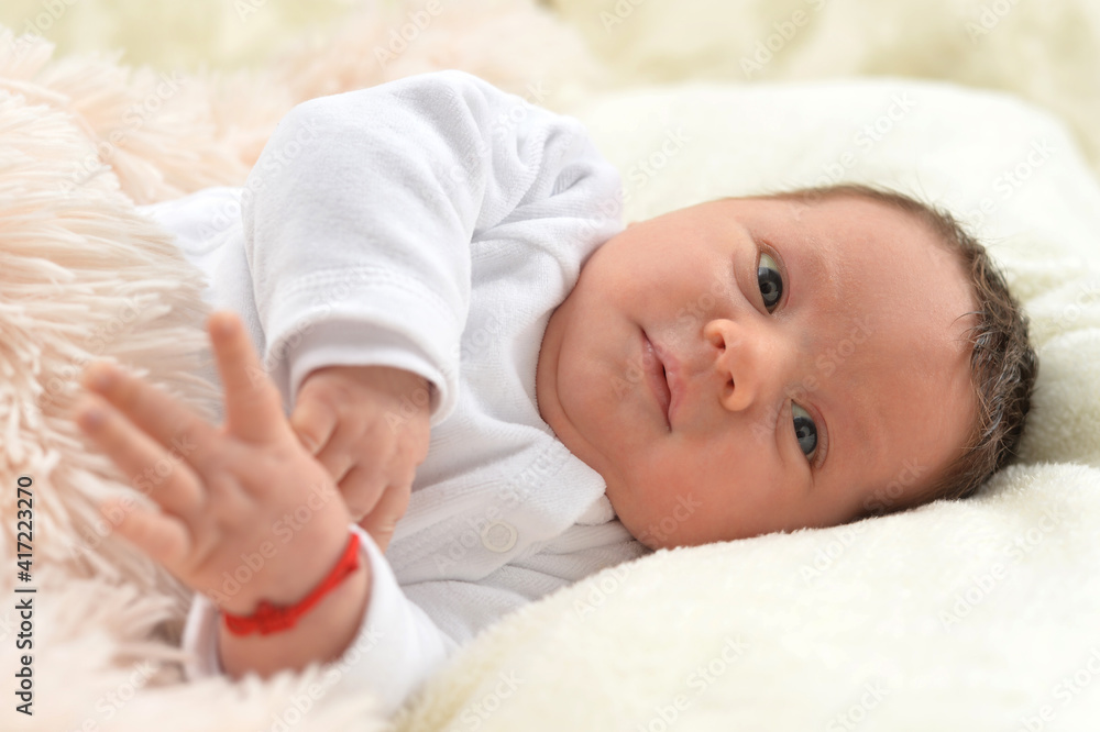 cute little baby boy on bed cute little baby boy on bed