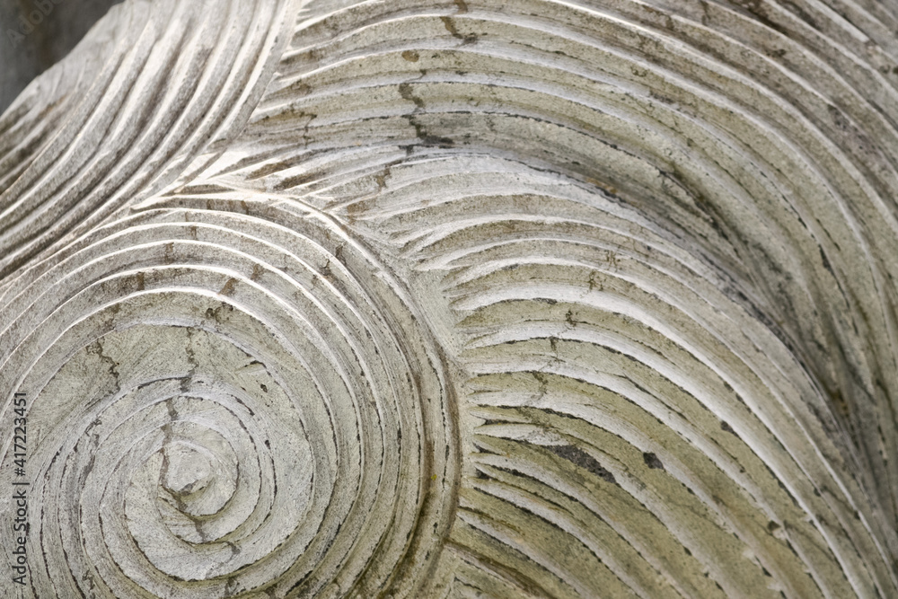 Fototapeta premium Abstract circle spirals stone background