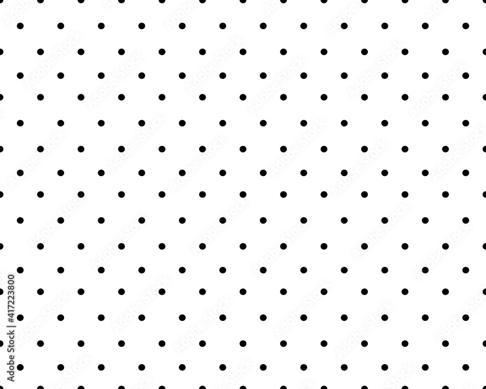 Seamless pattern of black circles on a white background Seamless pattern of black circles on a white background