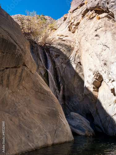 Side view of Tahquitz Falls photo