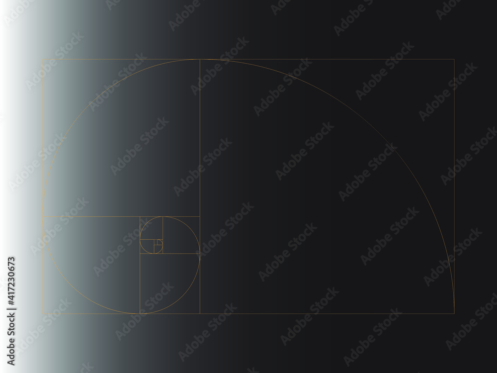Golden Ratio template gradient background, Vector for logo or icon design. Golden Ratio template gradient background, Vector for logo or icon design.
