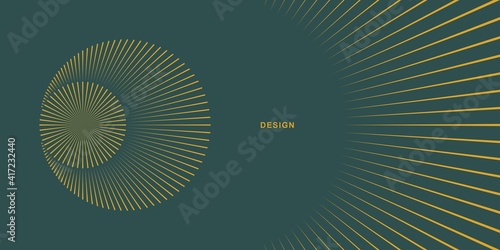 Abstract geometric technological background. Vector creative design.