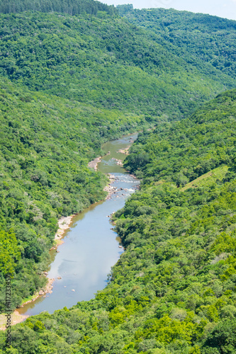 river in the mountains