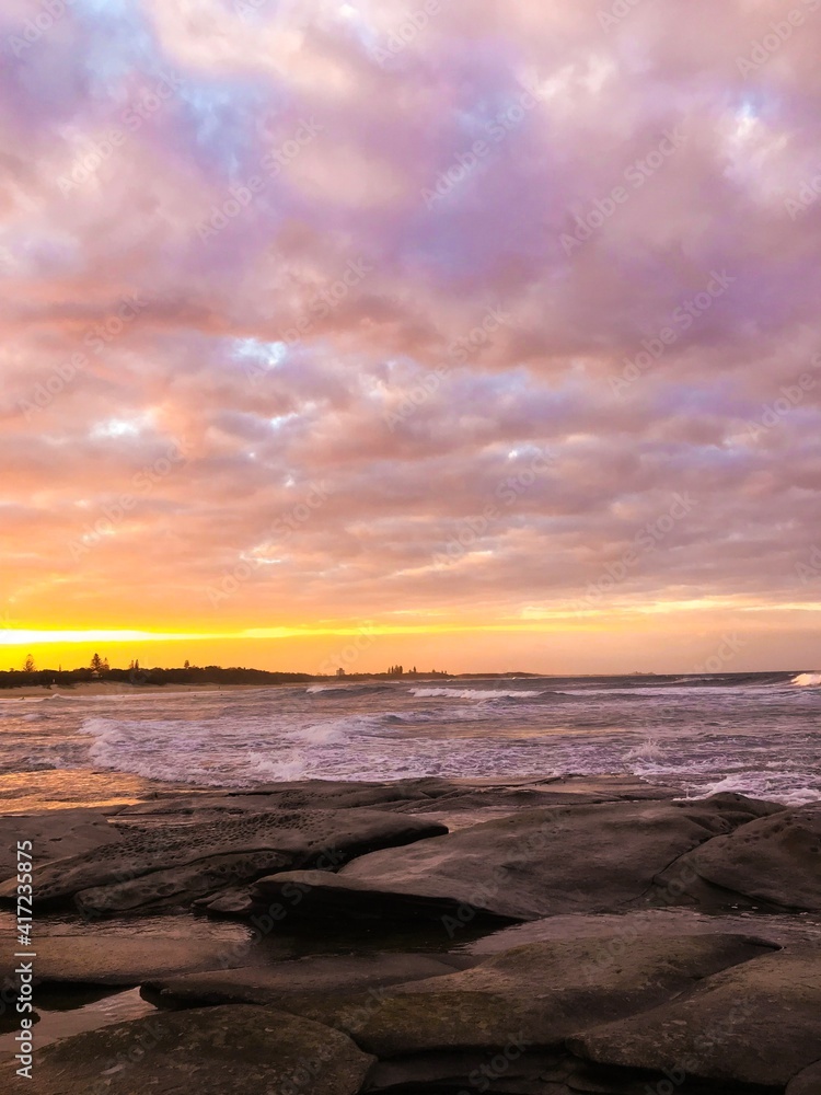 Obraz premium sunset on the beach