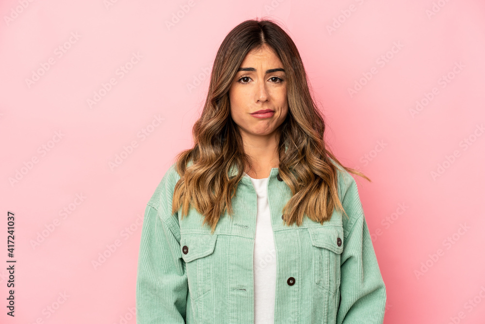 Young caucasian woman isolated sad, serious face, feeling miserable and displeased. Young caucasian woman isolated sad, serious face, feeling miserable and displeased.