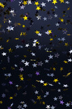 Stars on a dark background.