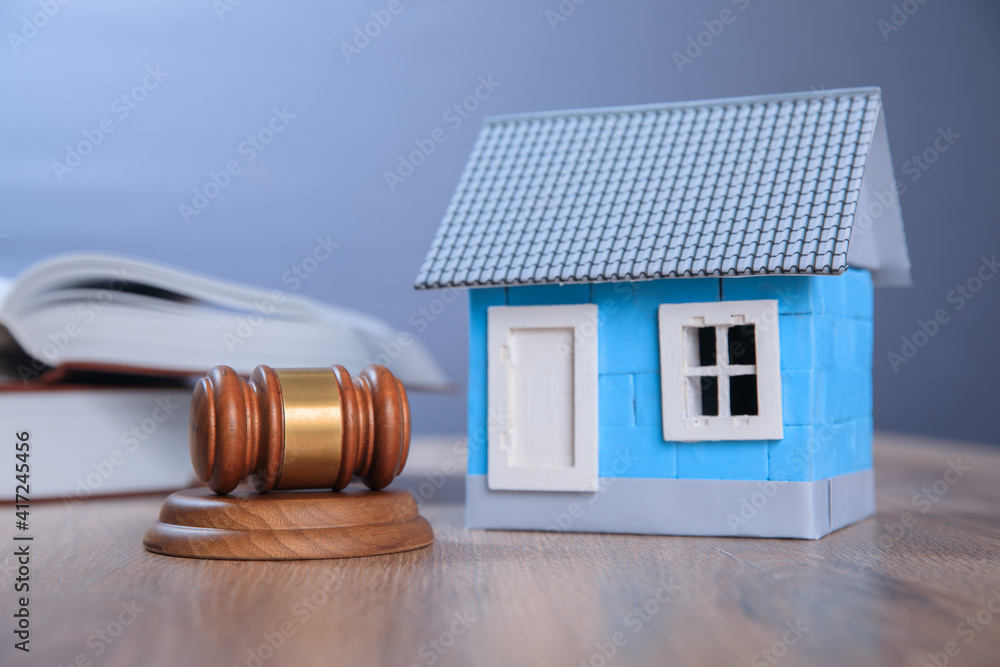 gavel justice hammer and house gavel justice hammer and house