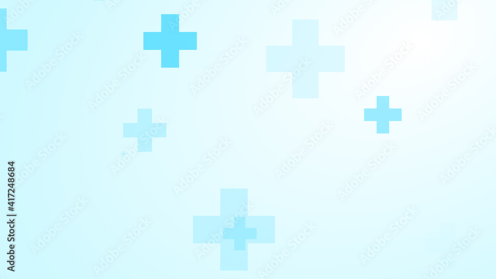 Medical white blue cross pattern background. Medical white blue cross pattern background.