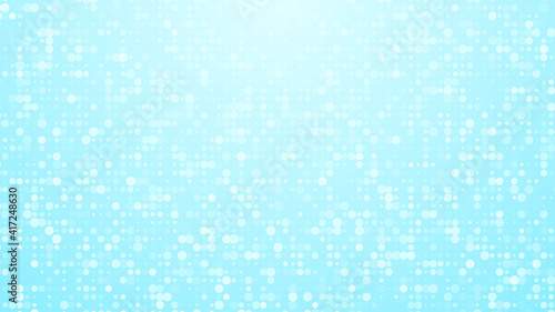 Dots halftone white blue and green color pattern gradient texture with technology digital background. Medicine healthcare with science concept.