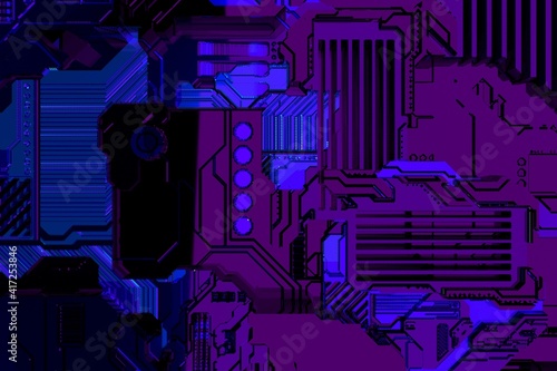 background with circuit board