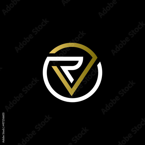 rv luxury logo design vector icon symbol 