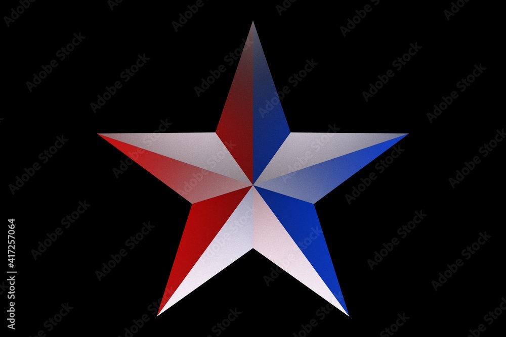 red star on a black background red star on a black background