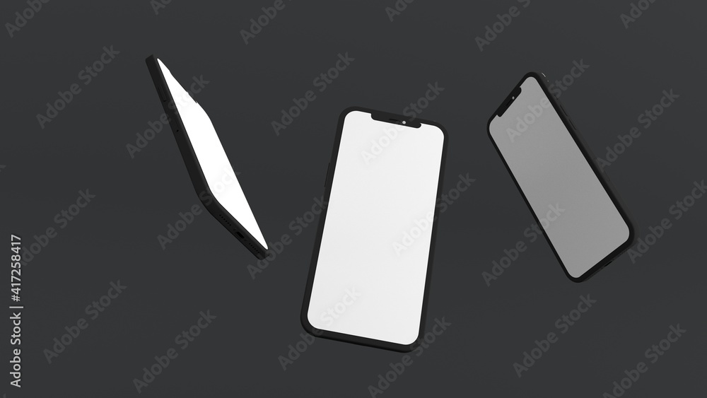 iPhone 12 black 3d modeling iPhone 12 black 3d modeling
