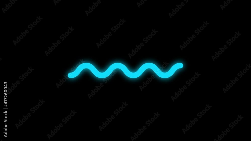 Loading bar buffering wave animation motion graphic. Loading bar buffering wave animation motion graphic.