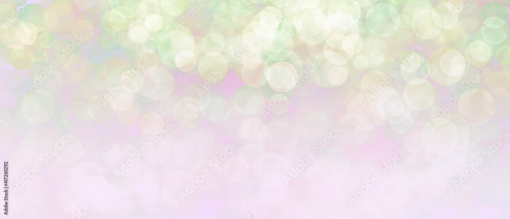 Sfondo rosa verde luce magica bokeh, banner astratto decorativo Sfondo rosa verde luce magica bokeh, banner astratto decorativo