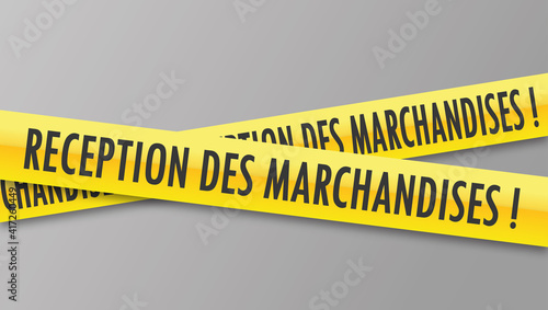 Logo réception des marchandises.