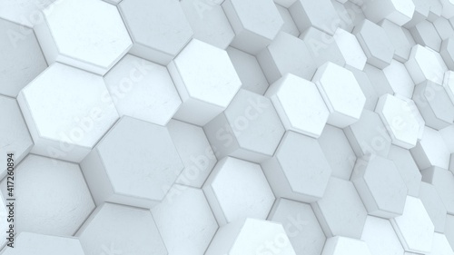 polygons white 3d background