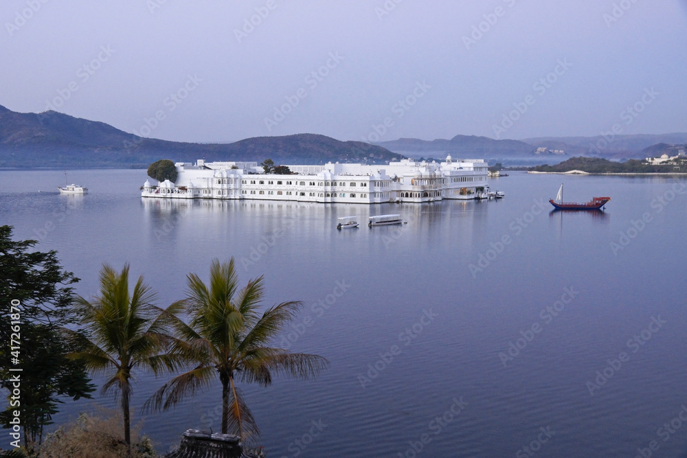 Lake Palace Hotel on Lake Pichola, Udaipur, Rajasthan, India