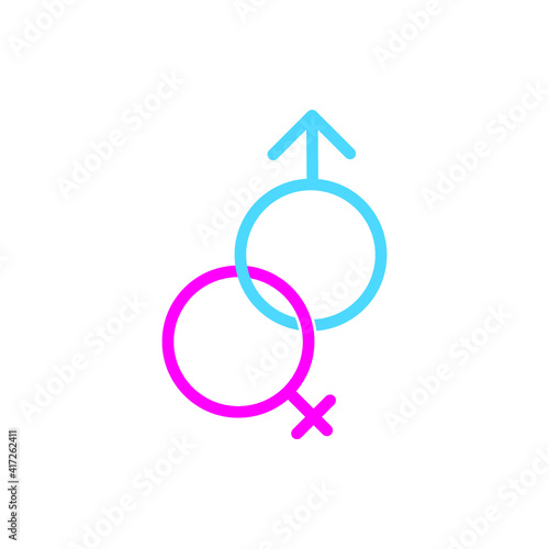gender logo vector