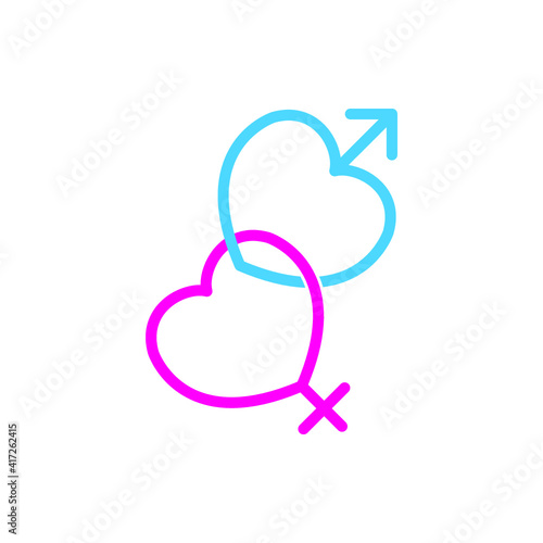 gender logo vector