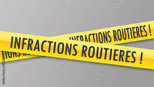 Logo infractions routières.