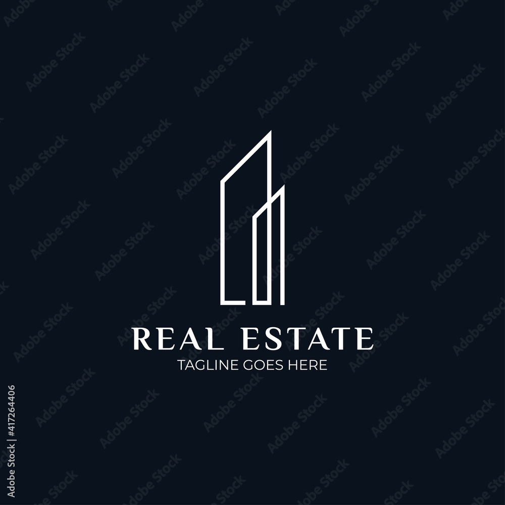Modern real estate logo design, Initial logo for House, Home, Historical, Hotel logo design Modern real estate logo design, Initial logo for House, Home, Historical, Hotel logo design