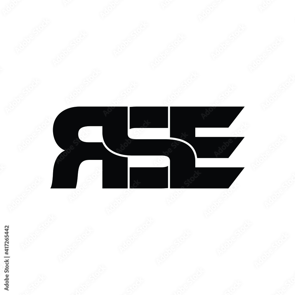 RSE letter monogram logo design vector RSE letter monogram logo design vector