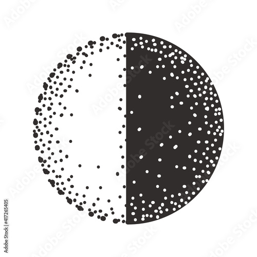 moon waxing quarter