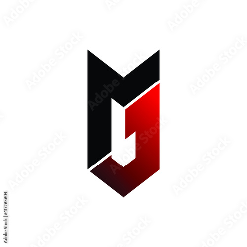 Free Download Letter MJ modern logo design vector - GFXLoad