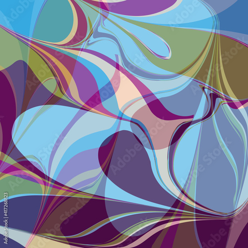 Abstract background. Abstract shapes and lines.