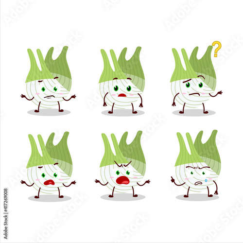 Cartoon character of fenel with what expression