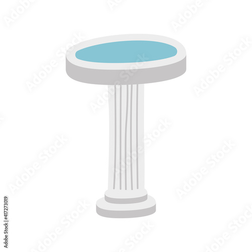 Foto water fount park decoration isolated icon