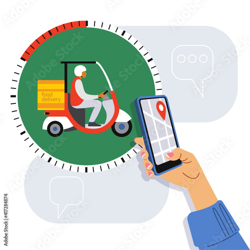 ordering food on the phone with delivery