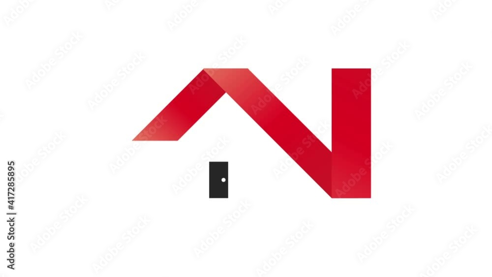 house construction, insurance, agency concept animation house construction, insurance, agency concept animation