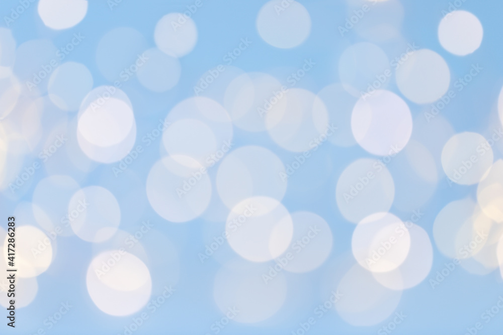 Defocused blurred blue holiday background Defocused blurred blue holiday background