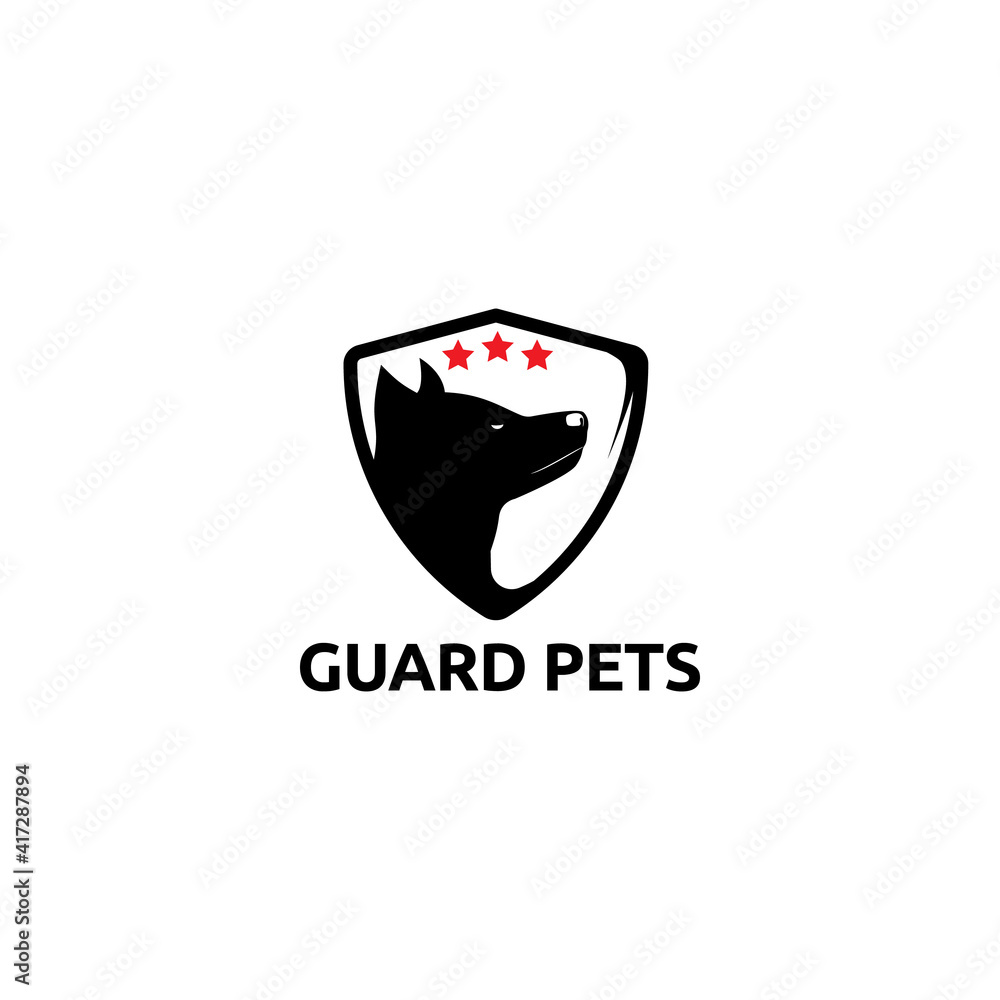 guard pet logo vector concept, icon, element, and template for company guard pet logo vector concept, icon, element, and template for company