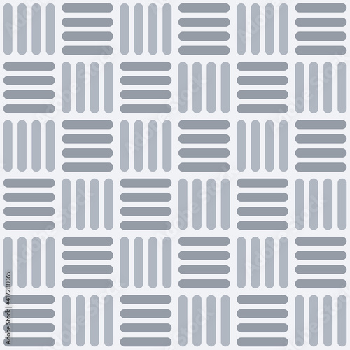 Vector seamless pattern with intertwined rounded stripes, squares. Modern stylish texture. Regularly repeating striped squares. Geometric lattice. Simple color graphic print.