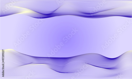 Fototapeta Naklejka Na Ścianę i Meble -  Geometric abstract background. Wave flow. Graphic background for your design. Vector illustration.