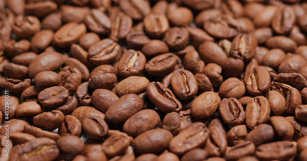 Group of the Roasted coffee bean Group of the Roasted coffee bean