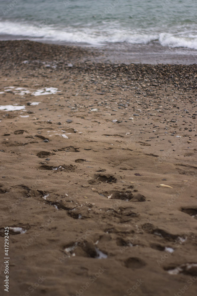 footsteps on the beach footsteps on the beach