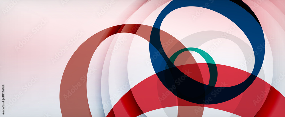 Ring geometric shapes, o letter repetition wallpaper. Abstract background for business or technology presentations, internet posters or web brochure covers Ring geometric shapes, o letter repetition wallpaper. Abstract background for business or technology presentations, internet posters or web brochure covers