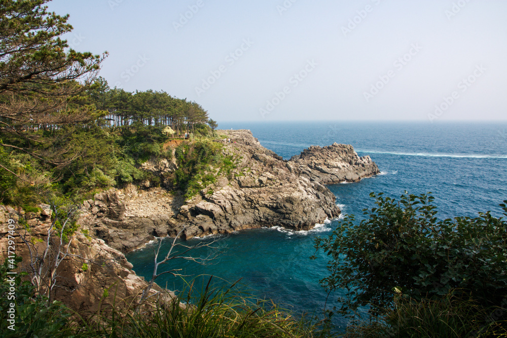 Fototapeta premium Beauty of Jeju Island: Seascape, Landscape