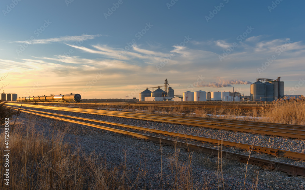 Foto de Ethanol production in the Upper Midwest. Ethanol plant located