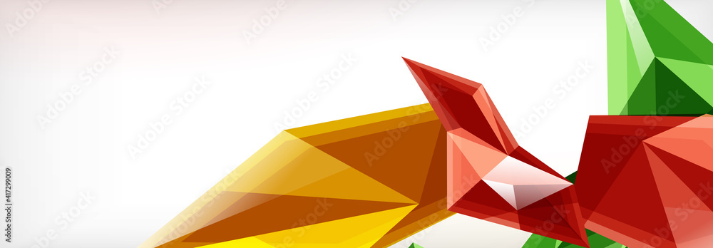 Vector 3d triangles and pyramids abstract background for business or technology presentations, internet posters or web brochure covers Vector 3d triangles and pyramids abstract background for business or technology presentations, internet posters or web brochure covers