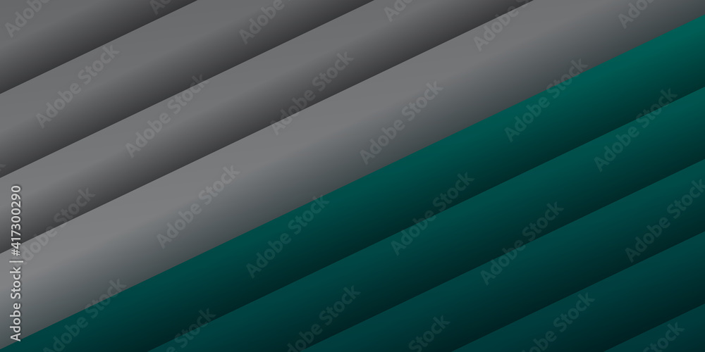 Fototapeta premium Modern dark green and white silver gray grey abstract background with corporate concept. abstract modern green lines background vector illustration