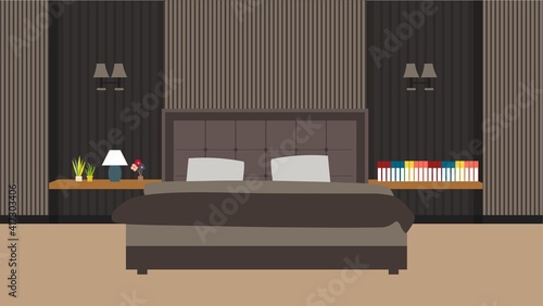 interior of a bedroom